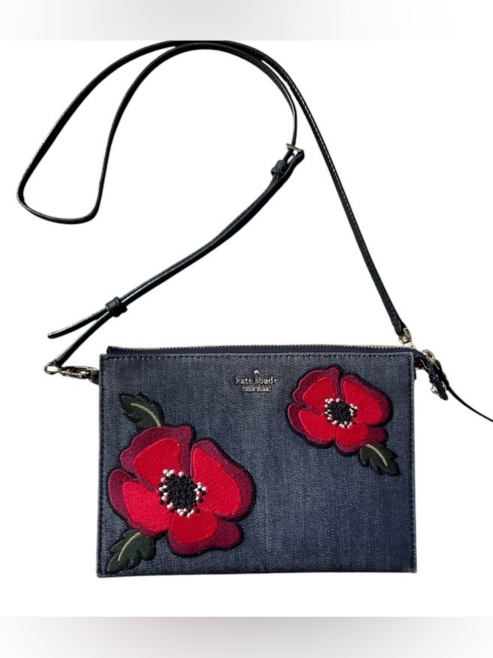 Kate Spade Cameron Street Poppy Dilon Denim Crossbody Bag